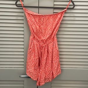 Hollister strapless romper
